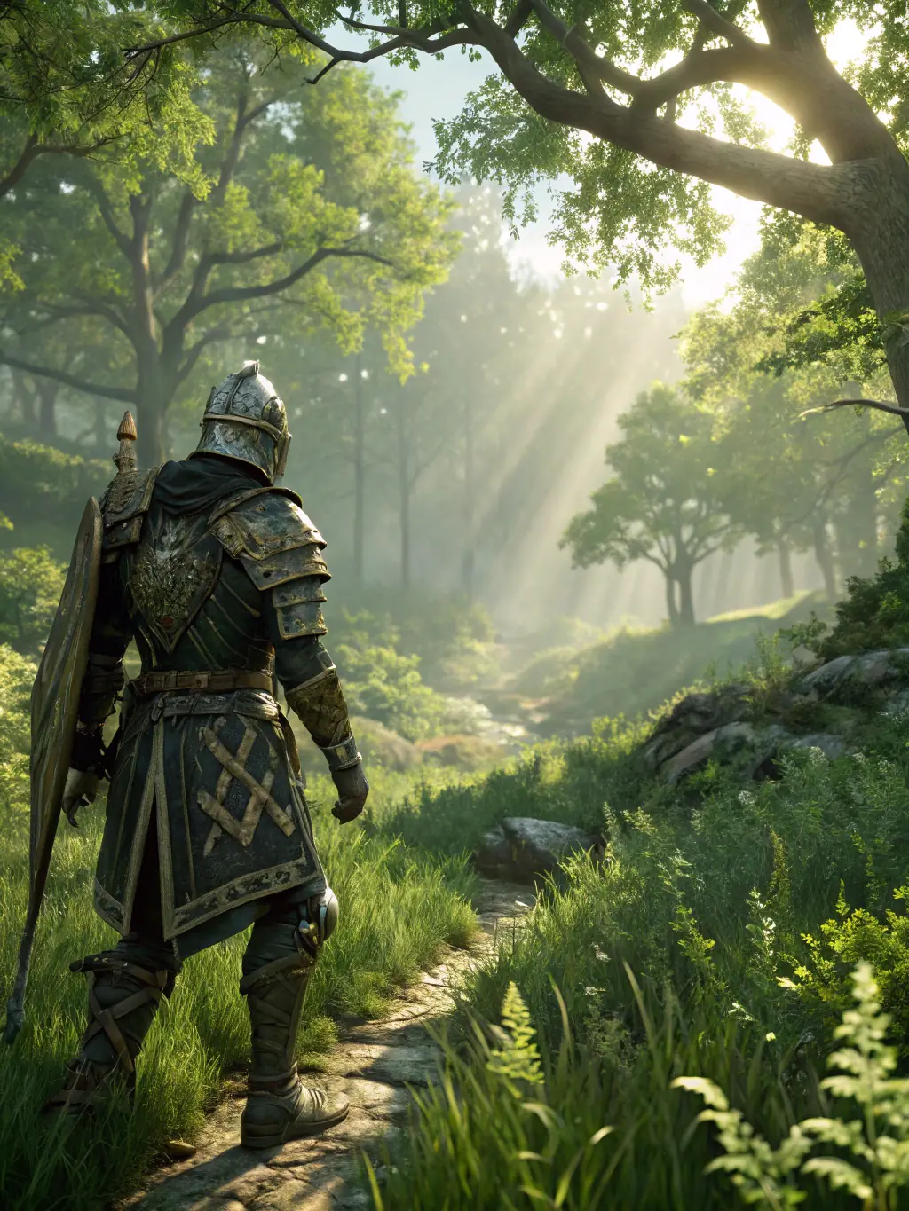 A vibrant screenshot from 'Epic Quest' showcasing its detailed character design and immersive fantasy environment, highlighting the game's high-quality graphics and engaging storyline.